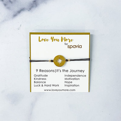 Your Journey Bracelet With Compass Exclusive to Spavia | Love You More