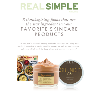 Splendid Dirt® Nutrient Mud Mask with Organic Pumpkin Puree | Farmhouse Fresh